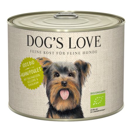 Dog's Love konzerva Bio Kurča 200g
