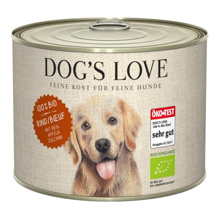 Dog's Love konzerva Bio Hovädzie 200g