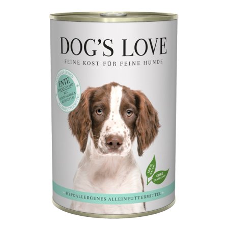 Dog's Love konzerva Hypoallergenic Kačica 400g