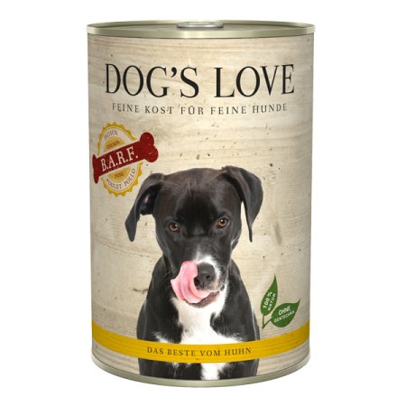 Dog's Love konzerva Barf Kurča 400g