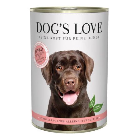 Dog's Love konzerva Hypoallergenic Konské 400g