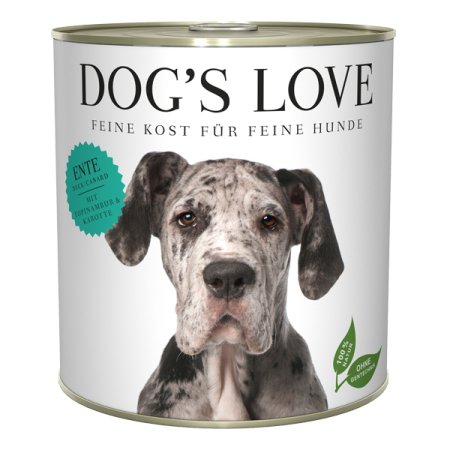 Dog's Love konzerva Kačica Adult Classic 800g