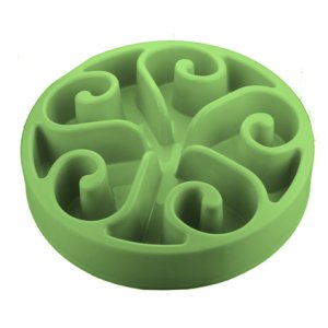 Eat Slow Live Longer spomaľovacia miska Original zelená 20cm