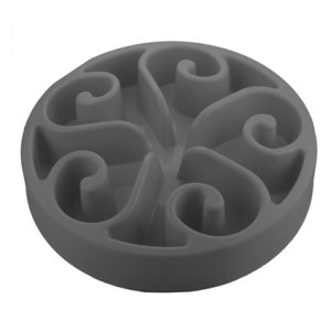 Eat Slow Live Longer spomaľovacia miska Original šedá 20cm