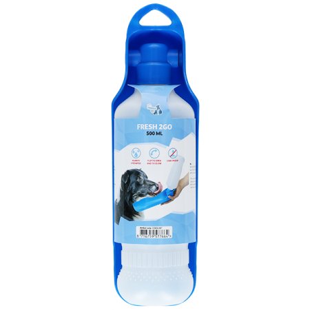CoolPets cestovná fľaša s miskou Fresh 2GO 500 ml