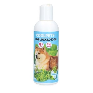 CoolPets opaľovacie mlieko pre psov a mačky SPF 15+ 200ml