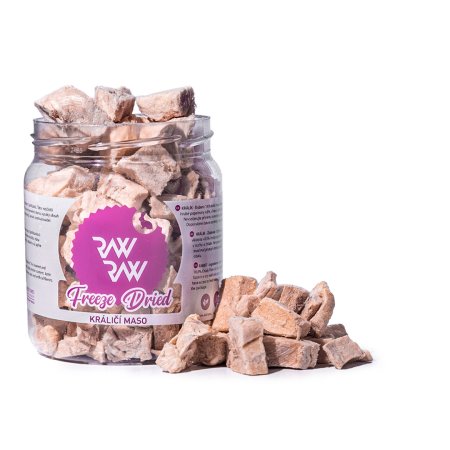 RAW RAW mrazom sušené Králičie mäso 70g