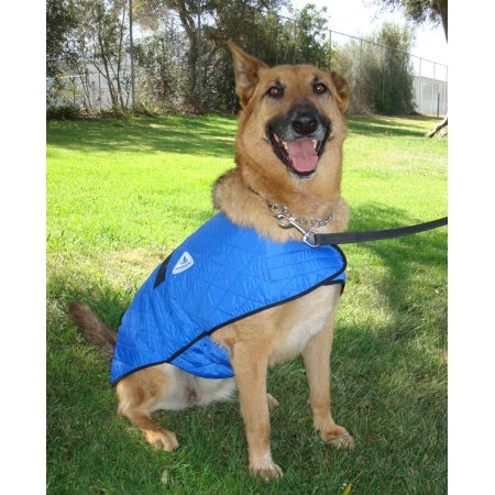 Chladiaca vesta pre psov HyperKewl modrá 15-20cm / XS - vytrhnutý šev 10% zľava