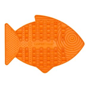 LickiMat Casper lízacia podložka oranžová 22 cm