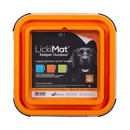 LickiMat Keeper Outdoor pre lízacie podložky oranžový