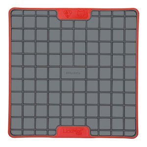 LickiMat Playdate TUFF lízacia podložka červená 20 cm