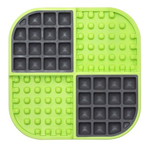 LickiMat Slomo lízacia podložka zelená 20 x 20 cm