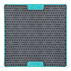LickiMat Soother TUFF lízacia podložka tyrkysová 20 x 20 cm
