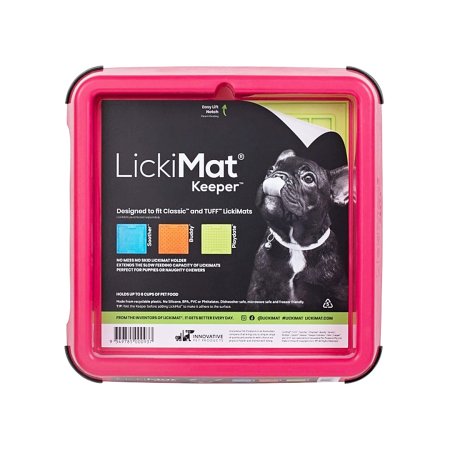 LickiMat Keeper pre lízacie podložky ružový