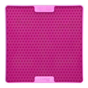 LickiMat Soother TUFF PRE lízacia podložka ružová 20 x 20 cm