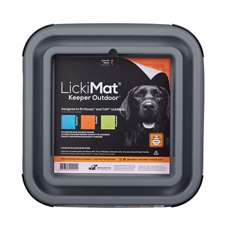 LickiMat Keeper Outdoor pre lízacie podložky sivý