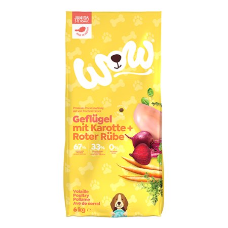 WOW granule Hydinové Junior 6kg