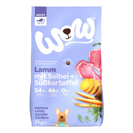 WOW granule Jahňacie Adult 1kg Minis