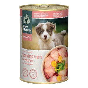 Pure Nature Dog Junior konzerva Králik a Kurča 400g
