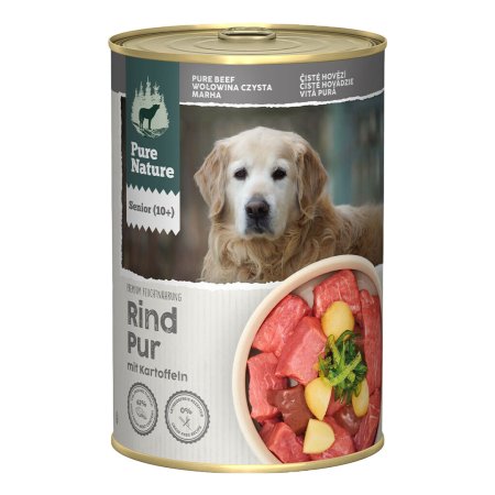 Pure Nature Dog Senior konzerva Hovädzie PUR 400g