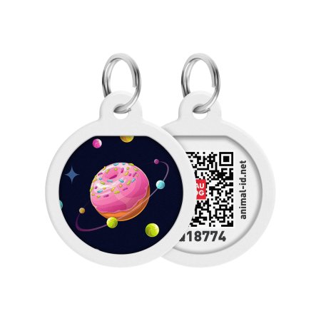 WAUDOG múdra ID známka s QR tagom Donut Space