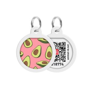 WAUDOG múdra ID známka s QR tagom Avokádo