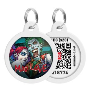 WAUDOG múdra ID známka s QR tagom DC Mad Love