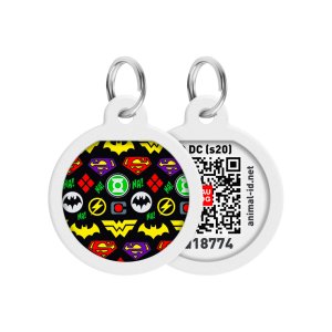 WAUDOG múdra ID známka s QR tagom DC Superhrdinské znaky