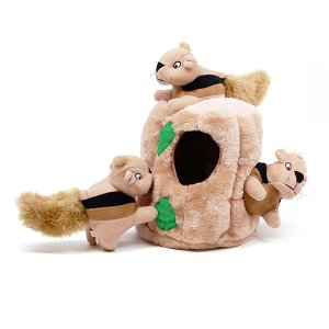 Plyšové Puzzle Veveričky v pni Medium