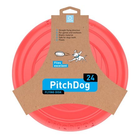 PitchDog lietajúci Disk pre psov ružový 24cm