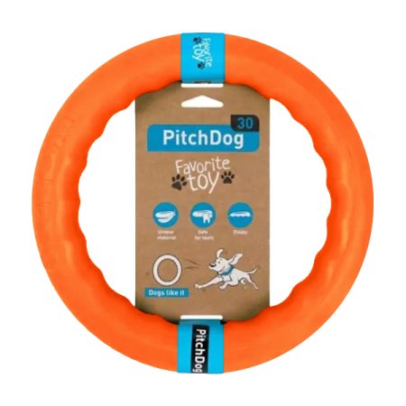 PitchDog tréningový Kruh pre psov oranžový Small