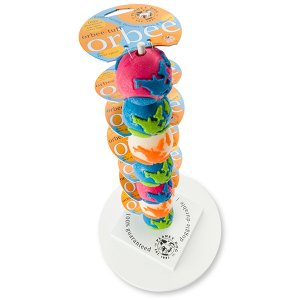 Orbee-Tuff planét Dog originálny stojan s logom na loptičky