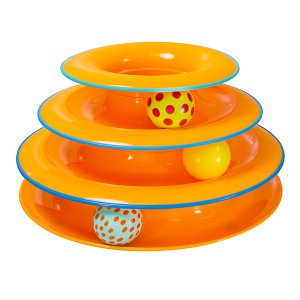 Guľodráha pre mačky trojposchodová Tower