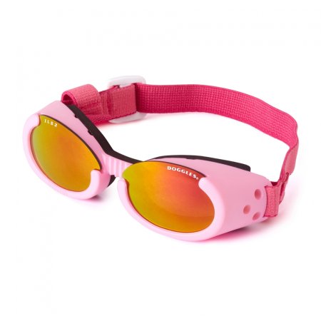 Doggles ILS - Slnečné a ochranné okuliare pre psov Pink Mirror L