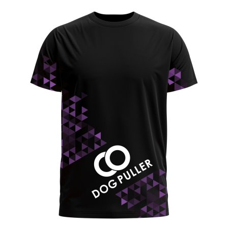 Dog Puller tričko čierne unisex L