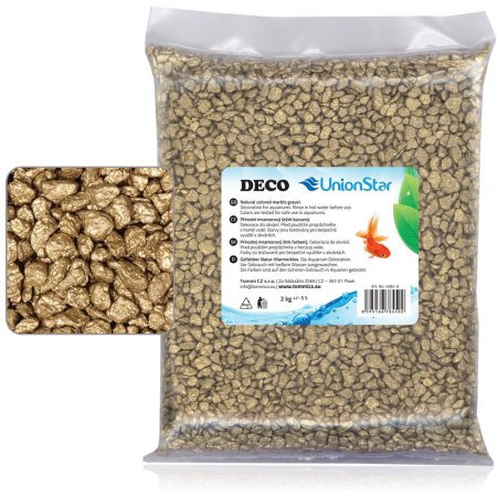 Akvarijný piesok zlatý 2kg DECO