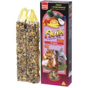 Avik tyčinka pre hlodavce - ovocie, 2ks