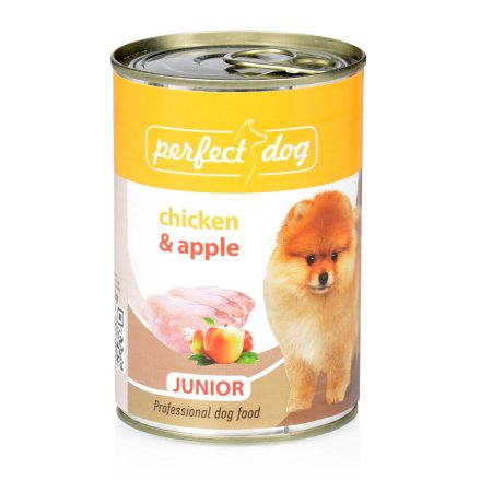Perfect Dog Junior Chicken & Apple (kurča & jablká) 400g