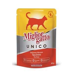 Mig.Unico vrecko morčacie 85g - mačka