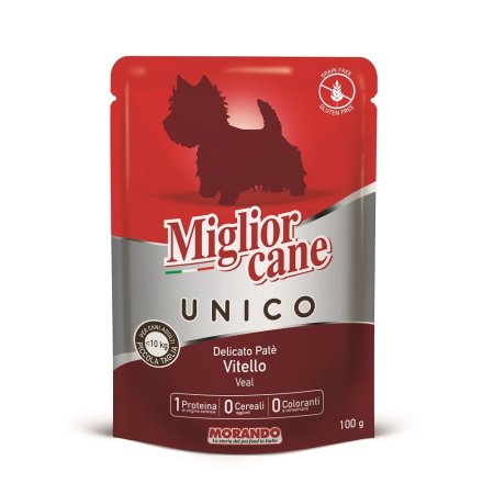 Mig.Unico vrecko teľacie 100g - pes