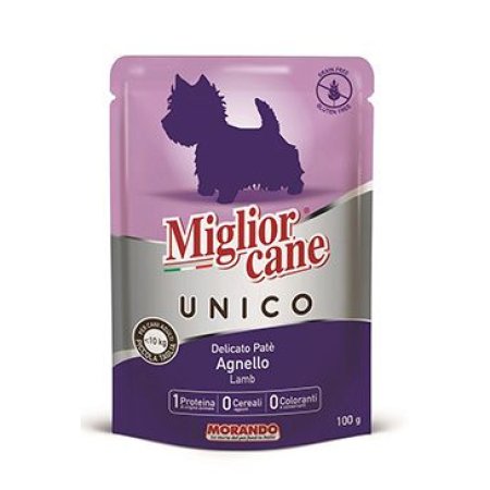 Mig.Unico vrecko jahňacie 100g - pes