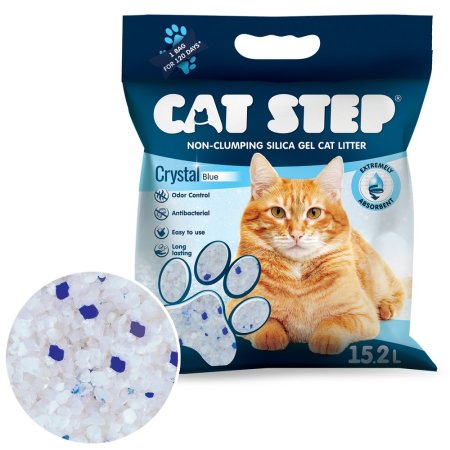 Cat Step Crystal Blue 6,68 kg / 15,2 l