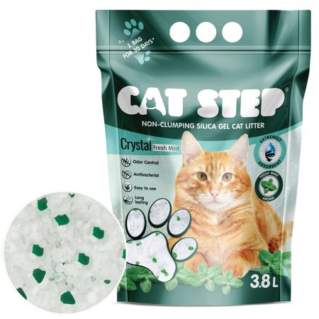 Cat Step Crystal Fresh Mint 1,67 kg / 3,8 l