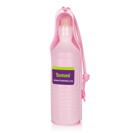 MDS Veľká cestovná fľaša pre psa s miskou na vodu 500 ml