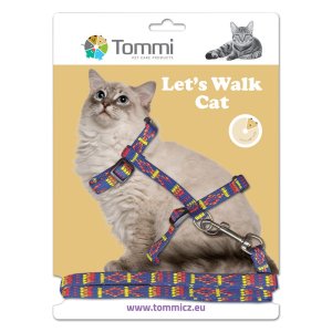 Postroj s vodítkom pre mačky