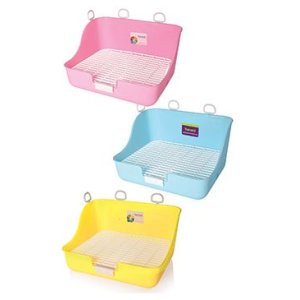 Toaleta pre králiky a fretky s roštom, 28x21x16cm