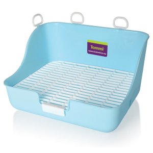 Toaleta pre králiky a fretky s roštom, 28x21x16cm