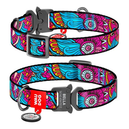 WAUDOG obojok nylonový Summer Fastex QR (25-35cm/1,5cm)