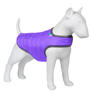 AiryVest Coat oblečenie pre psov fialový M