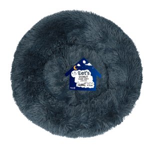 Let's Sleep Donut pelech tmavo šedý 80cm